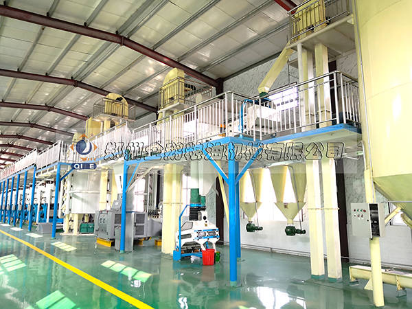 亞麻籽預(yù)處理、壓榨車間